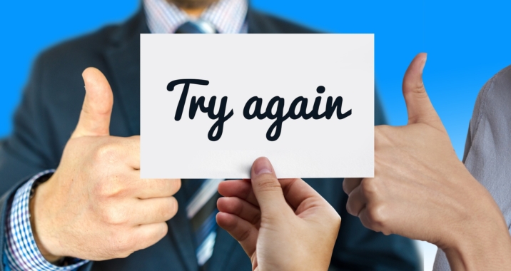 Try again